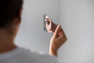 portrait woman with low self esteem