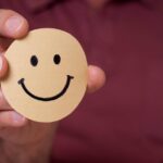 assortment with happy emotion